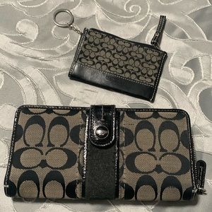 Couch wallet and coin card case